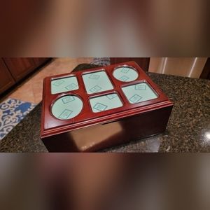 The Bombay Company Cherry Wood Photo & Storage